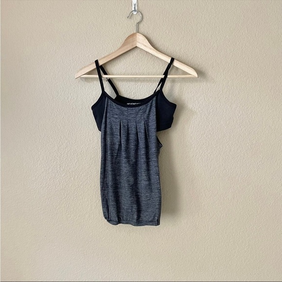 Beyond Yoga Twofer Tank Top w/built in bra - Picture 1 of 5